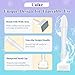 Uaike Microneedling Derma Stamp for Hair, Beard, Scalp & Face, Home Use Microneedle Roller Dermastamp for Women and Men