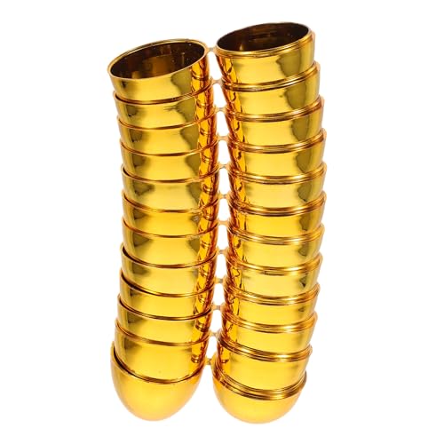 Levemolo Huevos de Pascua de Plástico Reutilizables Rellenables para Decoración de Fiesta 12 Unidades Transparentes Apertura DIY Cajas de Dulces para Manualidades y Rifas de Pascua