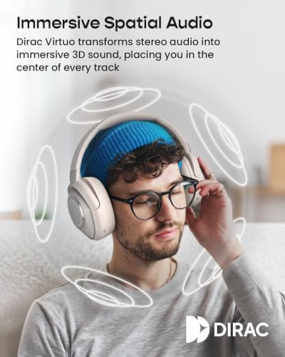Cleer Audio Alpha Active Noise Canceling Headphones, Stone - image 2