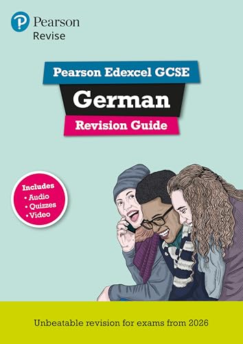 Bild: Pearson Revise Edexcel GCSE German Revision Guide incl. audio, quiz & video - for 2026, 2027 exams f�r 10,17 EUR bei amazon.de