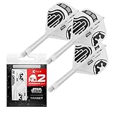 star wars tiger electronics LE PACK CONTIENT: 3x STAR WARS | TARGET Storm Trooper K-Flex Integrated Dart Flights and Shafts. Longueur de la tige K-Flex : intermédiaire (26 mm) | Forme de l'ailette : n° 2 | Couleur : motif Stormtrooper Armour (blanc avec détails noirs). Remarque : l'emballage du produit peut varier.
