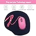 SOON GO Pink Mouse,Computer Mouse,with 1.5m Pink USB Cable - Compatible with Windows, Linux, Mac, Laptop, PC & Desktop - Ideal for Office, Home, Business, School, Kids & Women