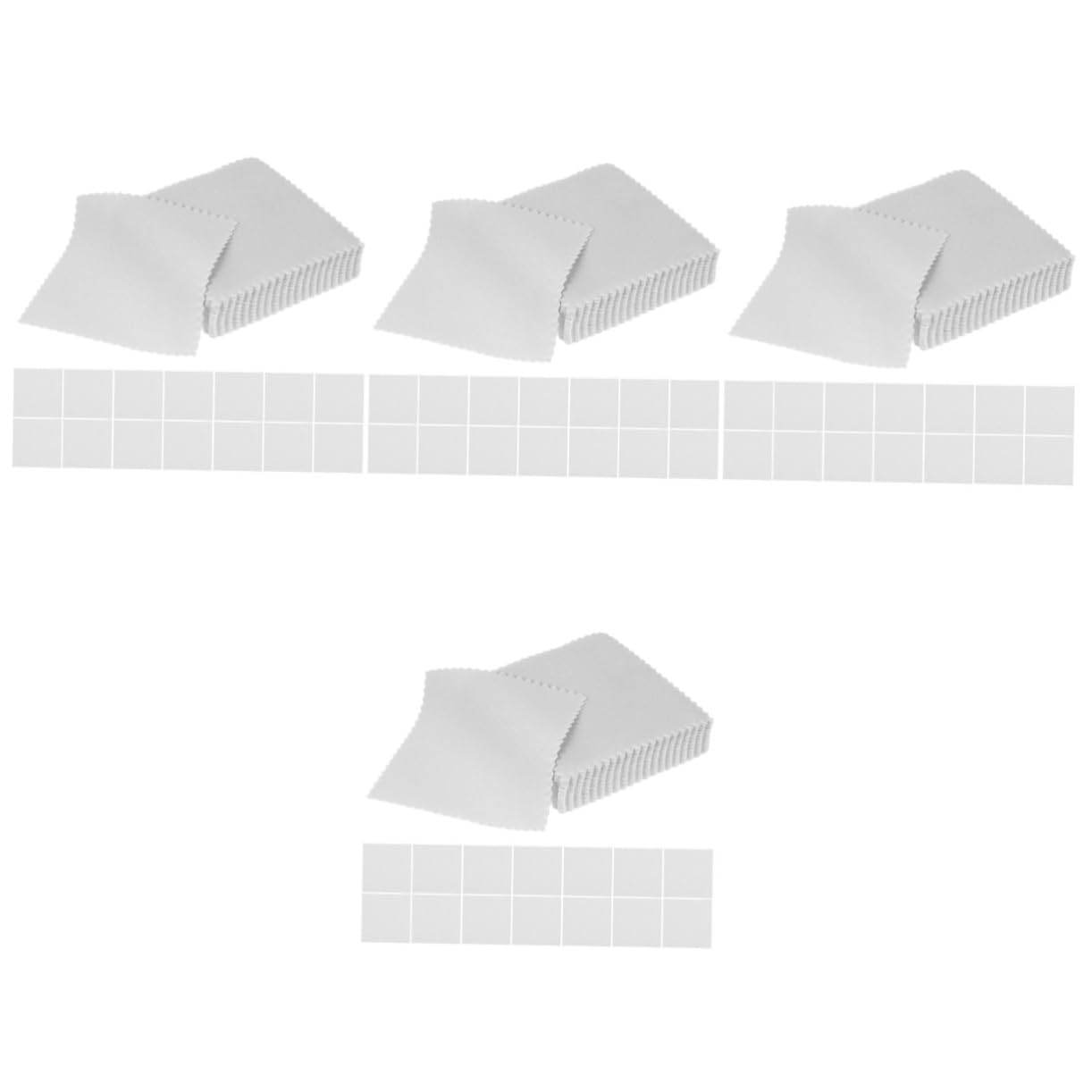 Lurrose 240pezzi Panno Microfibra per Pulizia Gioielli Occhiali e Schermi da Morbido e Portatile per Lucidare e Rimuovere Polvere da Superfici Delicate