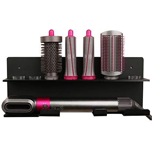 Preisvergleich Produktbild Deylaying Lagerung Halterung für Dyson Airwrap - Wandhalterung Rack Halterung Ständer für Dyson Airwrap Volume + Shape Styler,Schlafzimmer Badezimmer Organizer