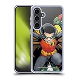 Head Case Designs Officially Licensed Batman DC Comics Robin Damian Wayne Gel Case [Military Grade Protection] Compatible with Samsung Galaxy S24+ 5G and Compatible with MagSafe