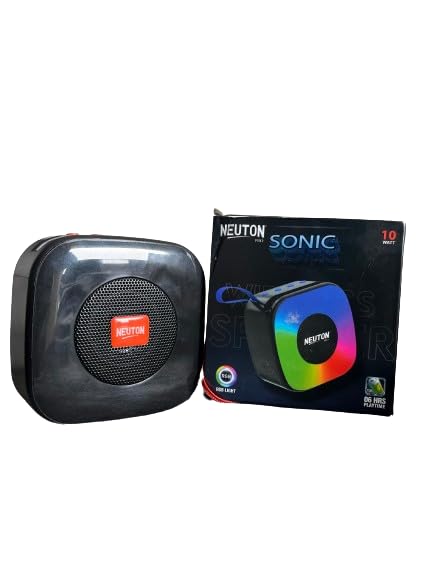 Image of Neuton Sonic Speaker - Premium Wireless Portable Speaker with 10W RMS Deep Bass, Crystal Clear Sound, True Wireless Stereo, 06 -Hour Playtime, Bluetooth 5.0,