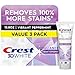 Crest 3D White Brilliance Vibrant Peppermint Teeth Whitening Toothpaste, 4.1 Ounce (Pack of 3)(Packaging May Vary)