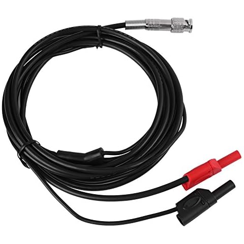 HT30A Insulated Test Probes 3 Meter Test Lea Heavy Duty 50 Ω Power Probe Auto Test Line Lead BNC to Banana Head Adapter Cable Cover