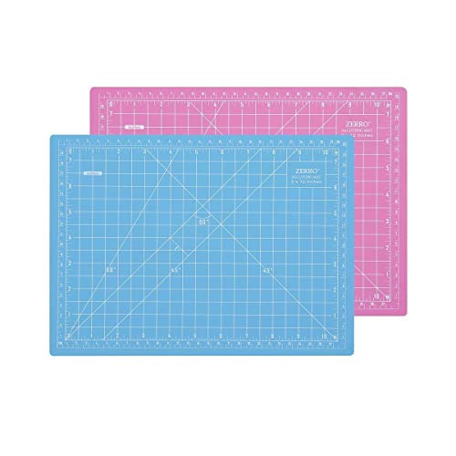 ZERRO Self Healing Cutting Double-Sided Rotary Mat Non-Slip 5-Ply Thick 9