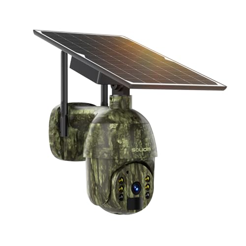 SOLIOM S600 4G LTE Cellular Security Cameras Wireless Outdoor,...