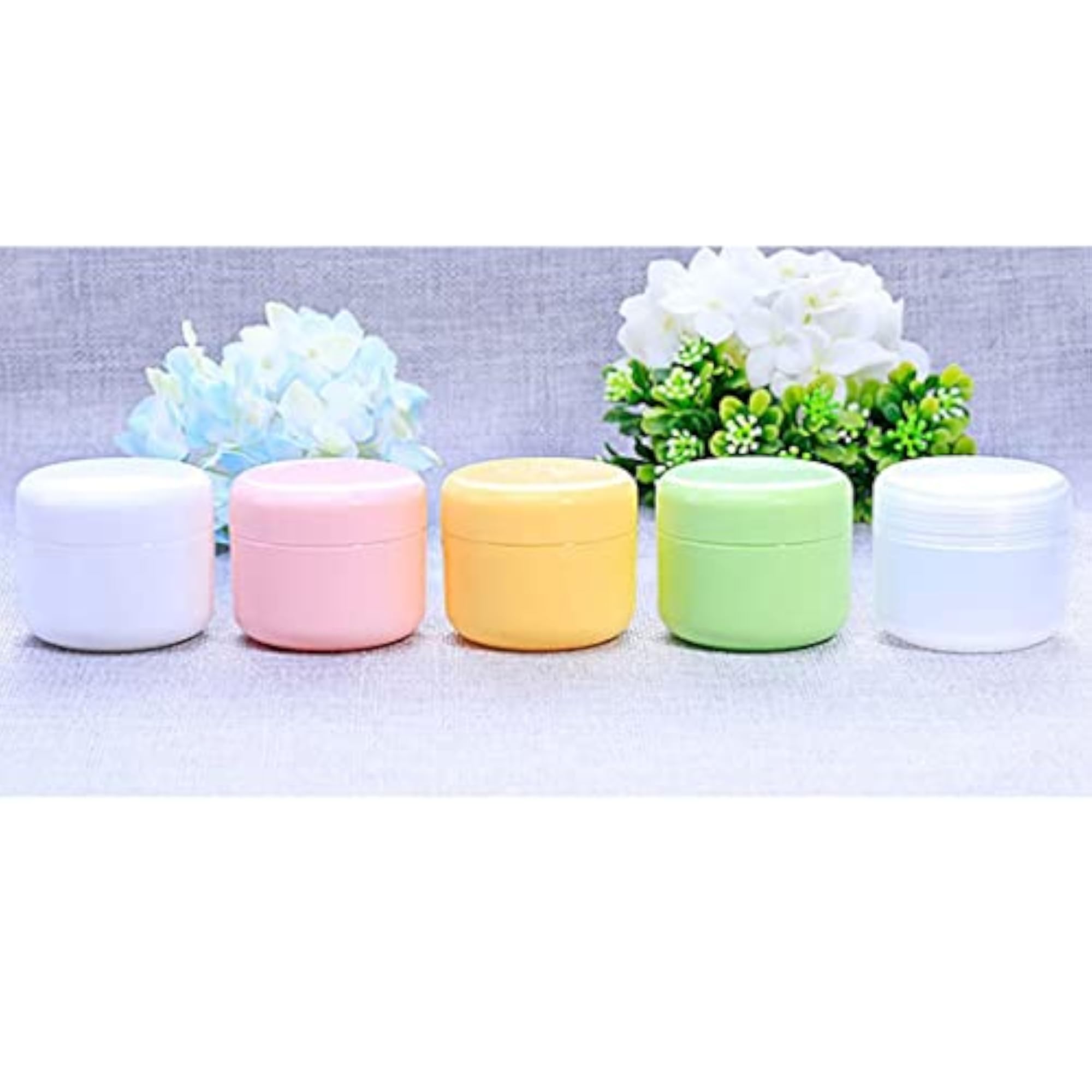 Refillable PVC Empty Face Cream Cosmetic Container with Lid