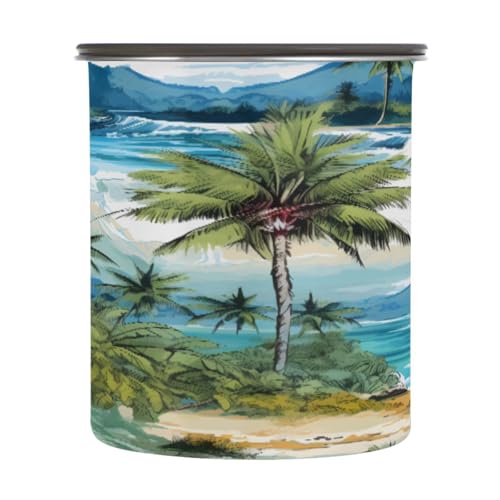 Contenedor Hermético para Café Acero Inoxidable 900ml