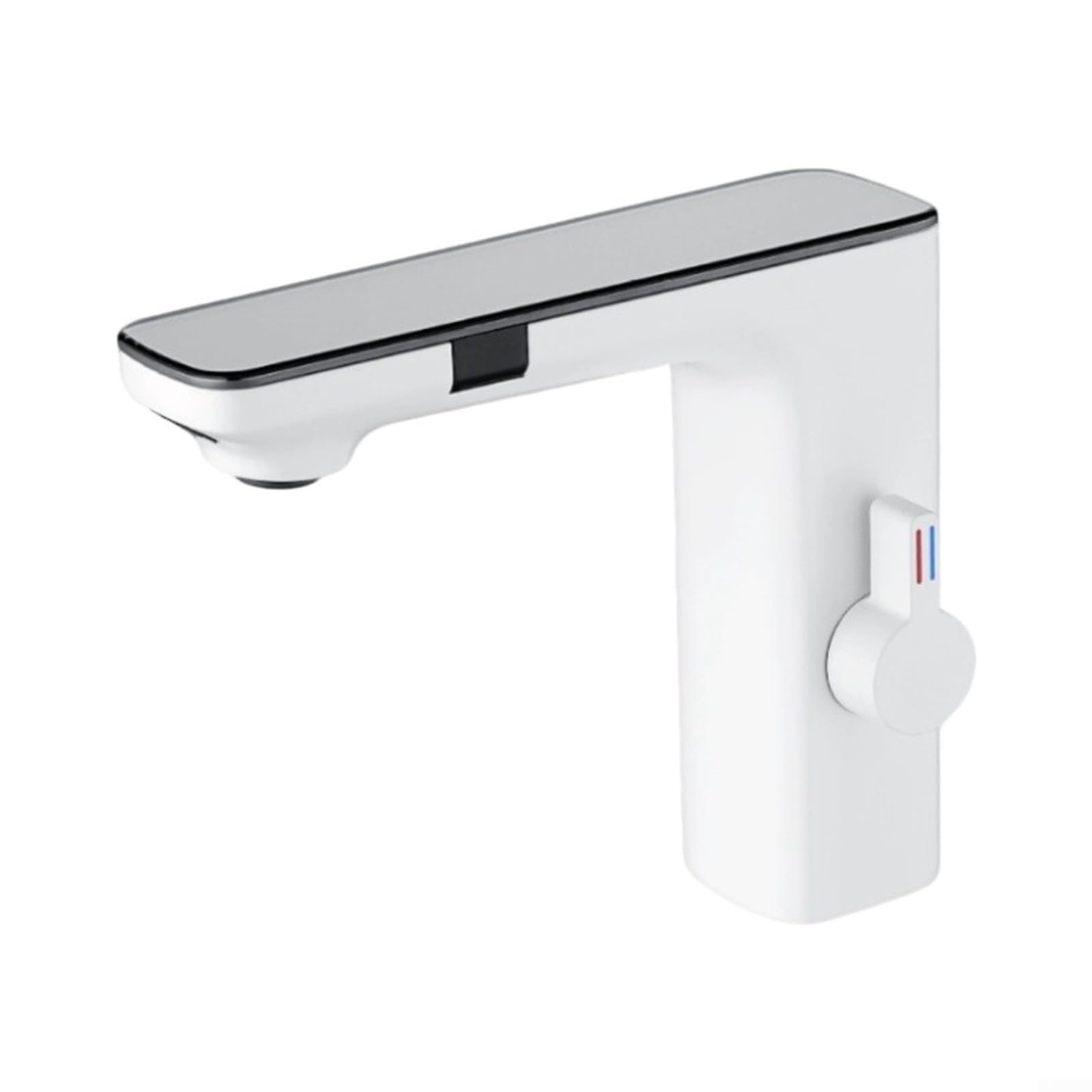 Grifo de baño con sensor sin contacto con pantalla de temperatura