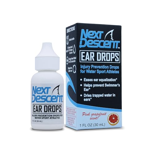 Swimmers Ear Drops for Pool & Ocean Swimming | Next Descent Prevention Drops for Waters Sports Swimming Diving and Snorkeling