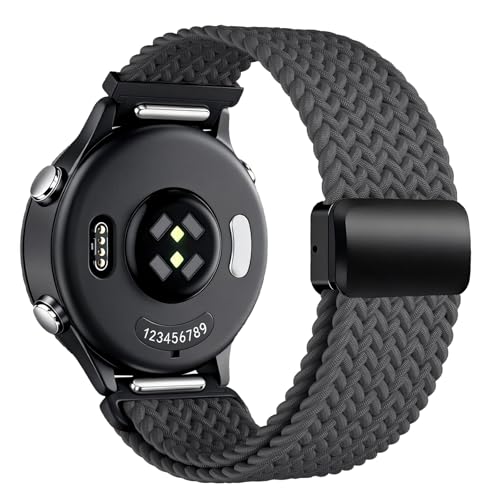 20mm �A�b�v�O���[�h �N�C�b�N�����[�X���C�ґg�i�C�����o���h Garmin Vivoactive 6/5/3 Venu/Venu Sq/Sq 2 Forerunner 55/165/245/645�ɑΉ� �A�N�e�B�u�ȃ��C�t�X�^�C�������̃X�g���b�`�X�g��