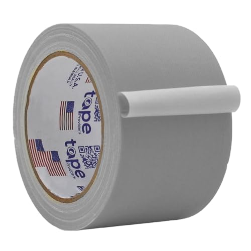 Image of WOD GTC12 Gaffer Tape, Gray Low Gloss Finish Film, 3 inch x 60 ft. (Pack of 16) Residue Free, Non Reflective Cloth Fabric, Secure Cords, Water Resistant, Photography, Filming Backdrop
