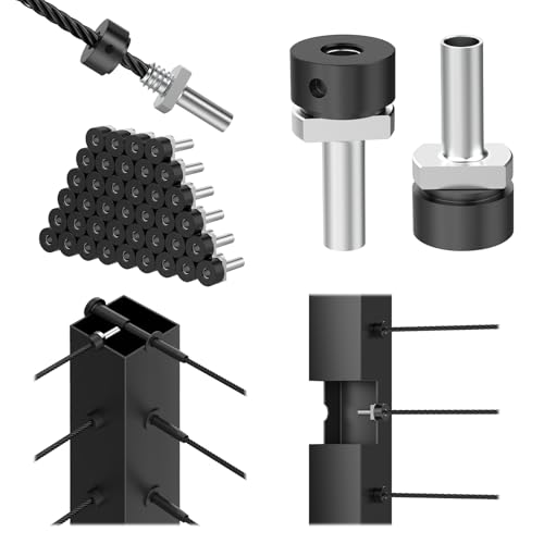 Postes de esquina de barandilla de cable de 1/8 para metal con resistencia en acero 316