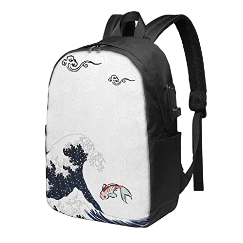 Sac à dos ordinateur portable 43,2 cm bouledogue français contre le mal de dos