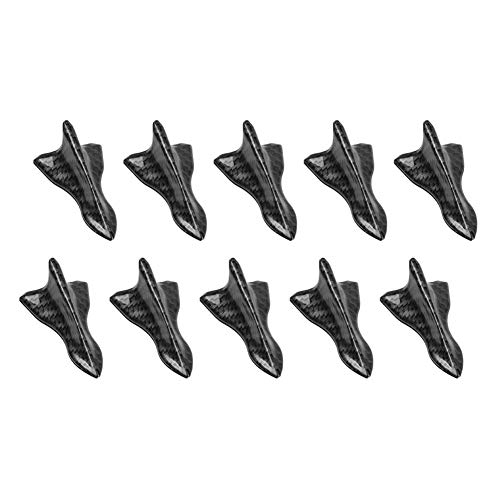 1 pz/10 pz universale tetto auto pinne di squalo spoiler diffusore generatore vortice antenna decorazione adatta per tetto spoiler posteriore paraurti  34