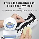 Multifunctional White Trainer Shoe Cleaner with Sponge Eraser,Whitening Cleansing Cream,Cleaning and Stain Removal Cream,Deep Cleaning Shoe Paste,Leather Goods,Sofa and Furniture Cleaning Cream - Image 9