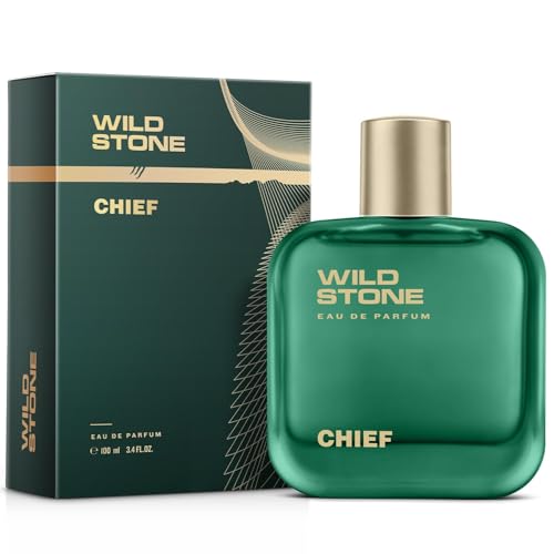 Wild Stone Chief Perfume for Men, 100ml| Luxury Eau De Parfum | Long-Lasting Fragrance | Best Gift for Him l Premium Perfume for Men l Infused with Aquatic and Woody Notes