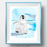 7Dots Art. Baby animals. Watercolor Art Print, poster 8"x10" on Fine Art thick Watercolor paper for