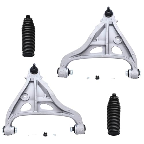 Image of Detroit Axle - 4WD Front End Suspension Kit for 05-08 Ford F-150, 06-08 Lincoln Mark LT, 4 Upper & Lower Control Arms w /Ball Joints 4 Inner & Outer Tie Rods 2 Boots 2007 Replacement - 10pc Set