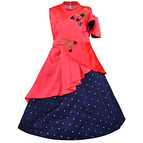 Image of Wish Karo Girls Long Frock Dress-(LF199org)