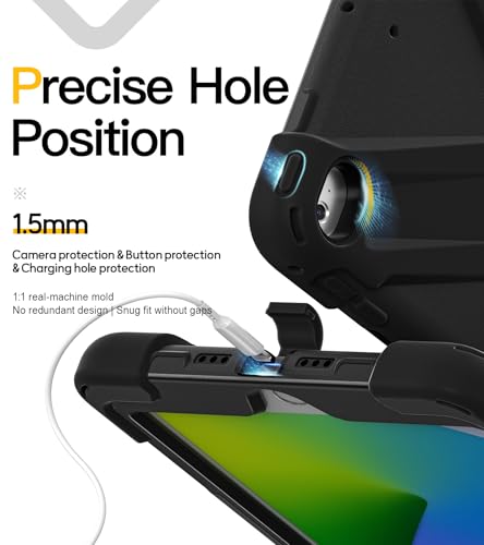 Funda iPad Mini 4 protectora con soporte 360 grados negro 6