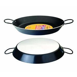 IBILI – Paellera nero – 38 cm – Aluminio – Antiadherente – 8 raciones