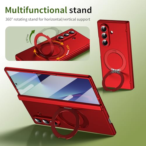 Coque Samsung Galaxy Z Fold7 antichoc magnétique avec support d'écran
