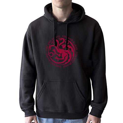 Sweatshirt Targaryen Game of Thrones noir sweat à capuche homme ABYstyle