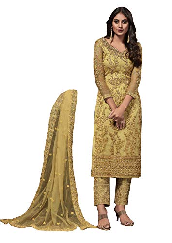 Image of Delisa Indian Pakistani traditional Eid Party Plus Size ready to wear salwar kameez suit Dress for women with dupatta-2088