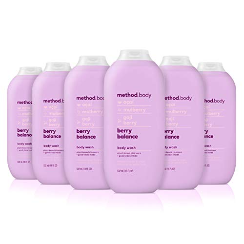 Method Body Wash, Berry Balance, 18 oz, 6 pack