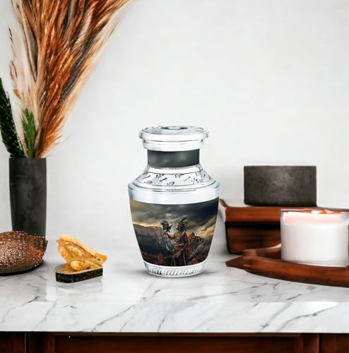Image of Native American Urns for Human Ashes - Small Urn - 3 inch Pack of 4