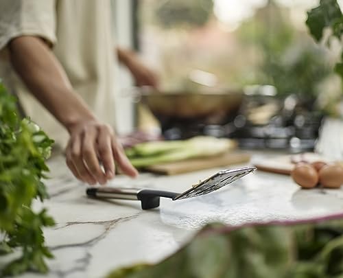 Joseph Joseph Elevate Silicone Slotted Turner - Heat Resistant Non-Stick Kitchen Utensil with Weighted Stainless Steel Handle - Image 6