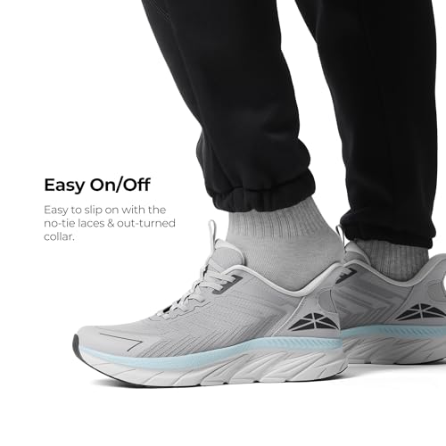 Image of ALLSWIFIT Mens Slip On Walking Shoes Running Sneakers | Comfortable, Tennis, Breathable, Non Slip, Cushion, Lightweight, Athletic, Gym, Workout, Cross Training, Fashion