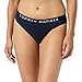 Produktbild Tommy Hilfiger Damen Slip aus 90% Baumwolle mit Stretch, Unterhose mit Elastikbund, Unterwäsche Frauen, Panty, Navy Blazer, M