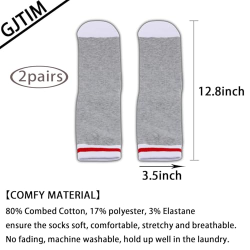 Image of GJTIM 2PAIRS Legal TV Show Gift Novelty Socks Gift for Crime Show Lovers Mom Wife Girlfriend