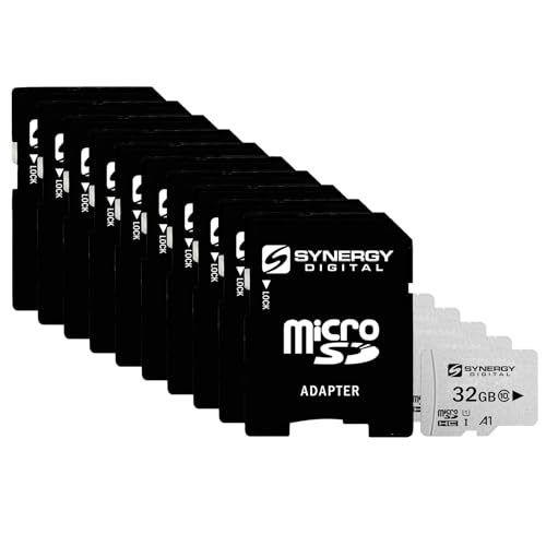 Synergy Digital 32GB Micro SDHC ZLAfW^ UHS-I [J[h Samsung Galaxy Tab A 9.7^ubgΉ - NX10 U1 100MB/b 300V[Y - 10pbN