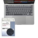 KeyboardMask for MacBook Pro 13" Matte Finish Full Cover for Keyboard + Touchbar/Pad/ID Work While Covered Ultra Thin Keyboard Cover Protector Waterproof MacBook Pro 13" (2016 2017 2018 2019 2020) -  Green Onions Supply