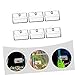 TOYANDONA 6pcs Acrylic Fish Feeder Bowls with Suction Cups for Shrimp Tanks Durable Feeding Dishes for Easy Clean Promotes Healthy Eating and Growth Design