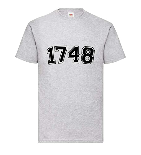 T-shirt pour homme gris grande taille XXXL idéal pour le week-end