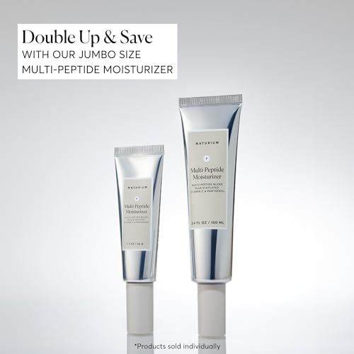 Naturium Multi-Peptide Moisturizer, Hydrating & Smoothing Skin Care, Moisturizes with Ethylated Vitamin C & Panthenol, Jumbo Size, 3.4 oz - Image 4
