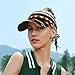 Native American Pattern Print Fashion Adult Sunscreen Visor Cap,Empty Top Caps for Beach Pool Golf Tennis Unisex ﻿ Black