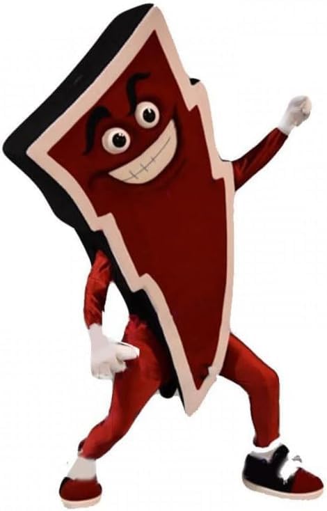 Lighting Bolt Mascot Costume Adult Size for Men & Women COOL FANS & COOL ICE VEST Inside
