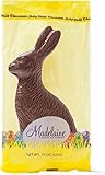 Madelaine Highly Detailed Solid Premium Milk Chocolate Easter Rabbit In Cellophane Bag (15 OZ)