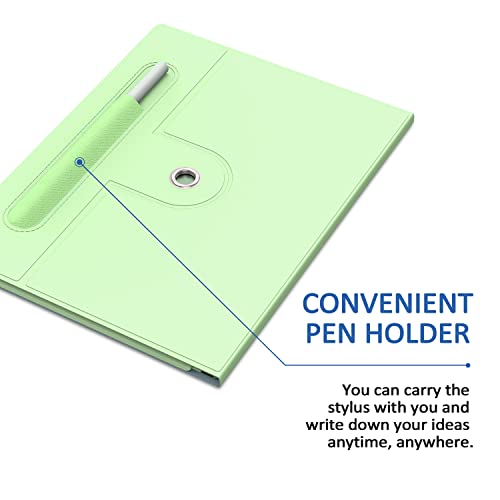 E Net-Case Case For Remarkable 2 Tablet -Slim Lightweight Multi-Viewing Angels Book Folio Cover Remarkable 2 Case With Pen Holder (Green) #TOP4