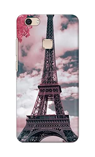 Image of Lovers Famous Place Eiffel Tower in Paris Hard Back Case Cover for Vivo V7 Plus /Vivo Y79 / Vivo Z10 (5.99 inch) Back Cover -(J5) VNS2227
