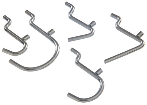 The Hillman Group 853062 Utility Peg Hook Kit, Zinc Plated